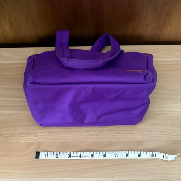 SOLD Yoshida PORTER Girl Purple Small Tote Bag Japan Bright Pink Interior - Picture 4 of 15